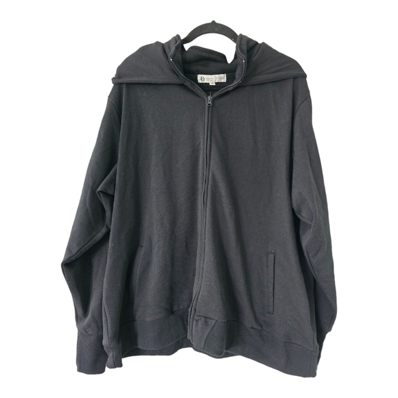 Bradford Exchange Women Hoodie Jacket 3X  Michelle Obama Graphics Black Full Zip - Picture 2 of 9